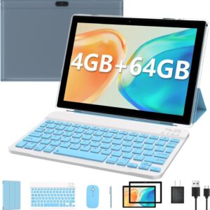 Tablet with Keyboard, 10.1 Inch Android 11 Tablet PC, 2024 N…