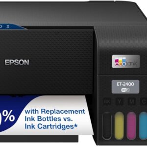 Epson EcoTank ET-2400 color wireless all-in-one cartridge…
