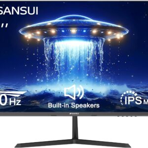 SANSUI 24 Inch Monitor, IPS Screen Computer Monitor with…