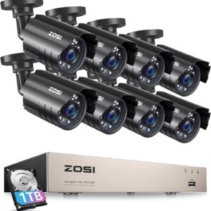 ZOSI 3K Lite 8CH Security Camera System with AI Human/Vehicle…