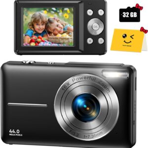 Digital Camera, FHD 1080P Digital Camera for Kids with 32GB…