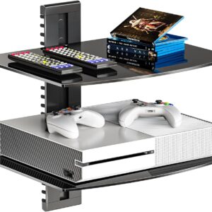 Floating shelves for WALI entertainment center, with capacity for 17.6…