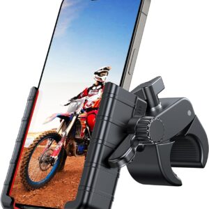 Miracase Motorcycle Phone Holder, [Support Video Recording] B…