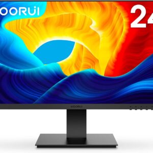 KOORUI 24 Inch Computer Monitor, Office PC FHD 1920 x 1080p…