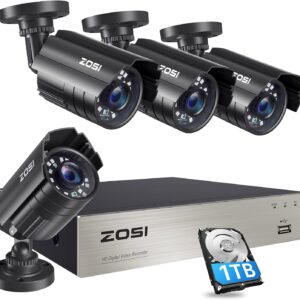 ZOSI 3K Lite Security Camera System with AI Human Vehicle Design…