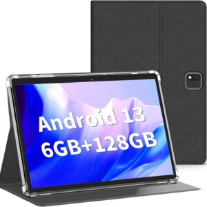 NORTH BISON Android Tablet, 10.1 Inch Android 13 Tablet, 6GB…