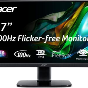 Acer KB272 Hbi 27″ Full HD (1920 x 1080) Zero Frame Gaming Computer…