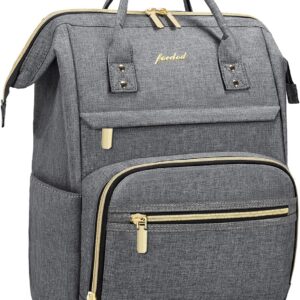 Women Laptop Backpack 17.3 Inch Work Travel Backpack Pur…