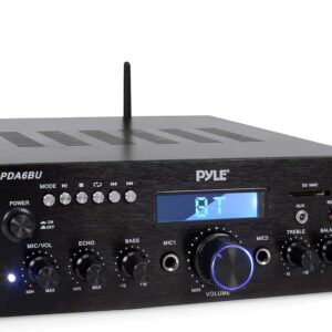 Pyle Bluetooth Wireless Power Amplifier System – 200W D…