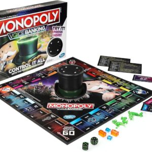 Monopoly Voice Banking Electronic Family Board Game for Ages…
