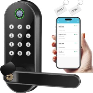 Smart Door Lock with Keyless Entry and Fingerprint: Sifely Digital El…
