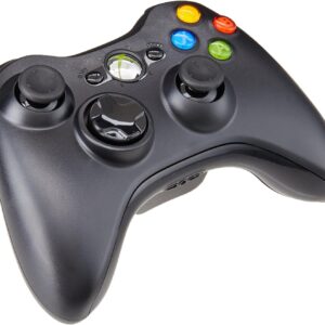 Microsoft Black Xbox 360 Wireless Controller (Renewed)