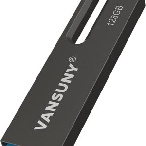 Vansuny 128GB Flash Drive,Waterproof Metal USB Drive,USB 3.0…