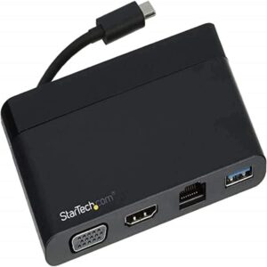 StarTech.com USB C Multiport Adapter with HDMI, VGA, Gigabit…