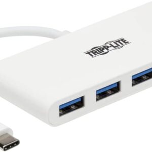 Tripp Lite USB C Hub for Home Office, USB-C Multiport Adapter, U…