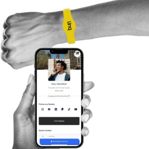 Linq v3 Bracelet – Smart bracelet with NFC and QR technology for network…