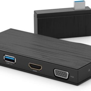 VisionTek VT100 Portable USB-A Dual Monitor Hub – 1x HDMI, 1x USB-C…