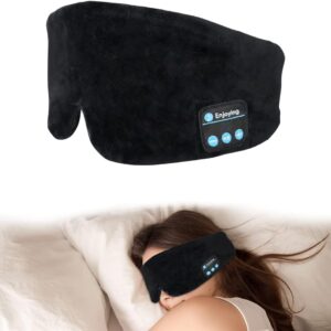 Soft Sleeping Eye Mask with Bluetooth Headphones, Adjustable Sleep Mask…