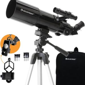 Celestron 80mm Portable Travel Refractor Telescope…