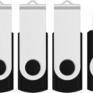 JUANWE 5 Pack 64GB USB Flash Drive, 64GB USB 2.0 Flash Drive…