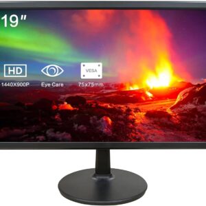 19 Inch 1440×900 PC Desktop Monitor Built-in Dual Speakers…