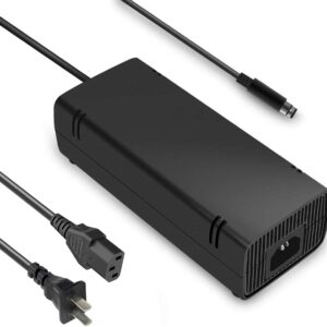 Xbox 360 E Power Supply, AC Adapter, Power Brick with Power Cord…