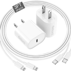3FT Fast Charging Phone Charger, Long USB C to Lighting Cable…