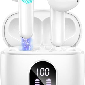 Bluetooth 5.3 Wireless Headphones Stereo Earphones with 50 Hours Playtime…