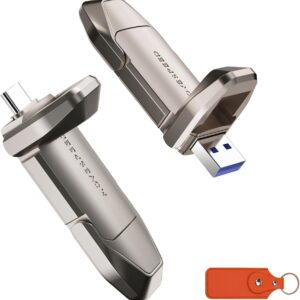 MOVE SPEED 1TB Solid State Flash Drive USB 3.2 550MB/s High Speed…