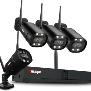 [Two Way Audio, AI Face/Motion Detection] 4K Security Camera…