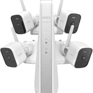 Lorex 4K WiFi Halow 6-Channel NVR Indoor/Outdoor Security System…