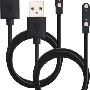 USB Charging Cable (2 Pin Magnetic) for Bluetooth Smart Watch…