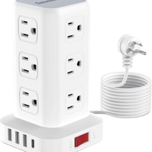 Surge Protector Power Strip with 12 USB Outlets…