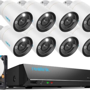 REOLINK 12MP Commercial Security Camera System, 8pcs H.265 1…