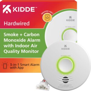 Kidde Smart Smoke and Carbon Monoxide Detector and Indoor Air Sensor…