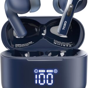 TOZO T20 Wireless Earbuds Bluetooth Headphones 48.5 Hours Playtime…