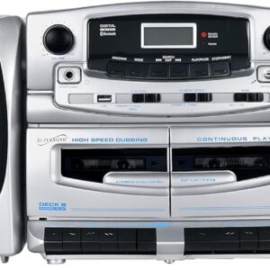 Supersonic SC-2121BT Bluetooth Entertainment Audio System, B…