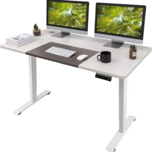 Homall Electric Height Adjustable Standing Desk, 55 x 28 Inch…