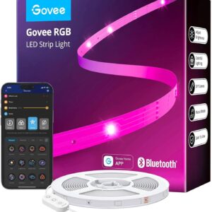 Govee LED Strip Lights 100ft, RGB LED Lights with Bluetooth…
