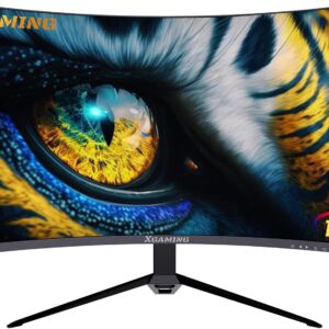 27 Inch Curved Monitor 2K 165Hz 1500R, QHD 2560 x 1440p Gami…