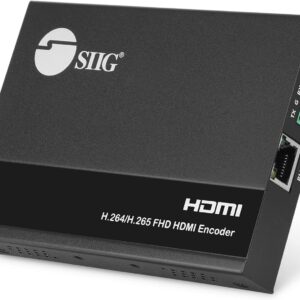 IPTV SIIG H.265 H.264 HDMI Encoder 1080p 60Hz, Loopout, Audi…