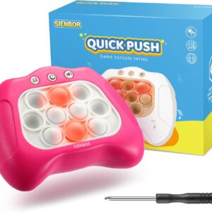 Quick push game console, 4 game modes, a toy game machine T…