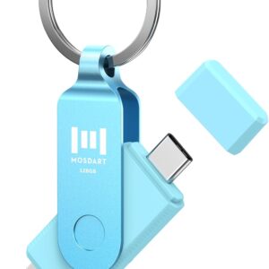 MOSDART 128GB USB C Dual Flash Drive with Speed ​​up to 150MB/s…