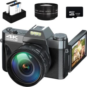 Digital Cameras for Photography 48MP 4K Vlogging Camera for…