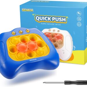 Quick push game console, 4 game modes, a toy game machine T…