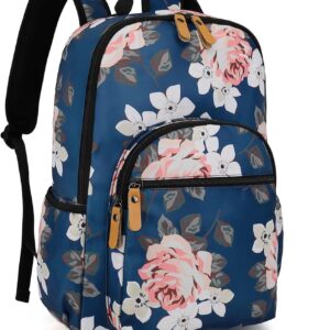 Leaper Water Resistant Floral Laptop Backpack for Casual Travel…