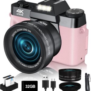 VJIANGER 4K Vlogging Camera for YouTube 48MP Digital Camera…