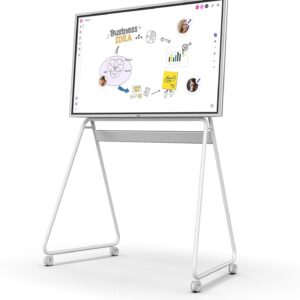 Vibe 55'' portable interactive whiteboard with four locks…