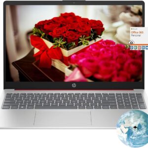 HP Flagship 15.6 HD Laptop, Intel Quad-Core Pentium…