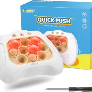 Quick push game console, 4 game modes, a toy game machine T…